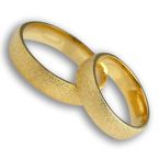 Obrączki ślubne z żółtego złota. Próba 0,585
